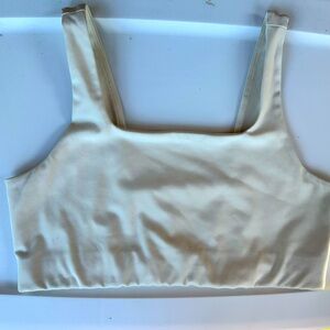 Girlfriend collective large white bra